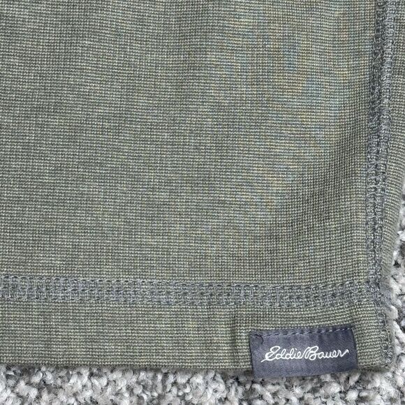 Eddie Bauer 1/4 Zip Sweater Men's 2XL Long Sleeve Pullover Cotton Pre Owned - Picture 11 of 11